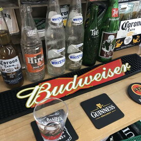 【BARマット BUDWEISER】 60×10×0.8cm / バドワイザー バーマット ビール BAR アメリカン雑貨