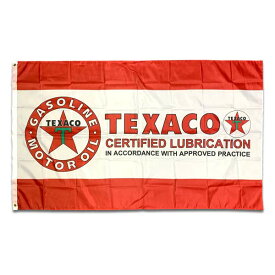 【TEXACO 旗 フラッグ】テキサコ 150×90cm バー ガレージ アメリカン雑貨