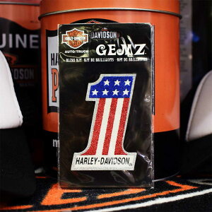 �y���[���։zHARLEY DAVIDSON �I�t�B�V�����X�e�b�J�[ [ No�f1 GLITTER DECAL ] / �n�[���[�_�r�b�h�\�� �f�J�[�� �i���o�[�������S �A�����J���G��