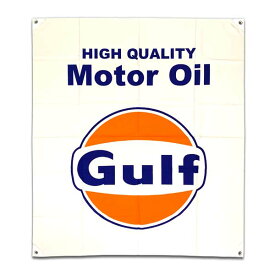 旗 フラッグ Gulf Motor Oil ガルフ アメリカン雑貨