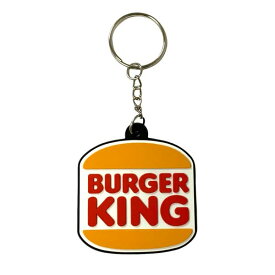 ラバー キーホルダー [バーガーキング バンズロゴ] BURGER KING キーリング アメリカン雑貨