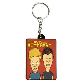 ラバー キーホルダー [ビーバス アンド バットヘッド] Beavis and Butt-Head キーリング アメリカン雑貨