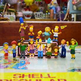 【シンプソンズ】SIMPSONS 14Pミニフィギュアセット／ フィギュア ソフビ スタチュー アメリカン雑貨
