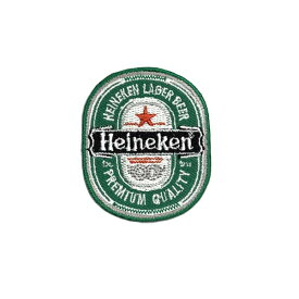ミニワッペン / ハイネケン [MW157] Heineken アメリカン雑貨