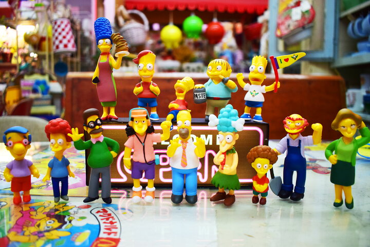 楽天市場】【シンプソンズ】SIMPSONS 14Pミニフィギュアセット 
