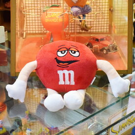 【m&m's】ぬいぐるみ Red レッド / M&M's エムアンドエムズ プラッシュドール アメリカン雑貨 かわいい 車 アメ車 ガレージ