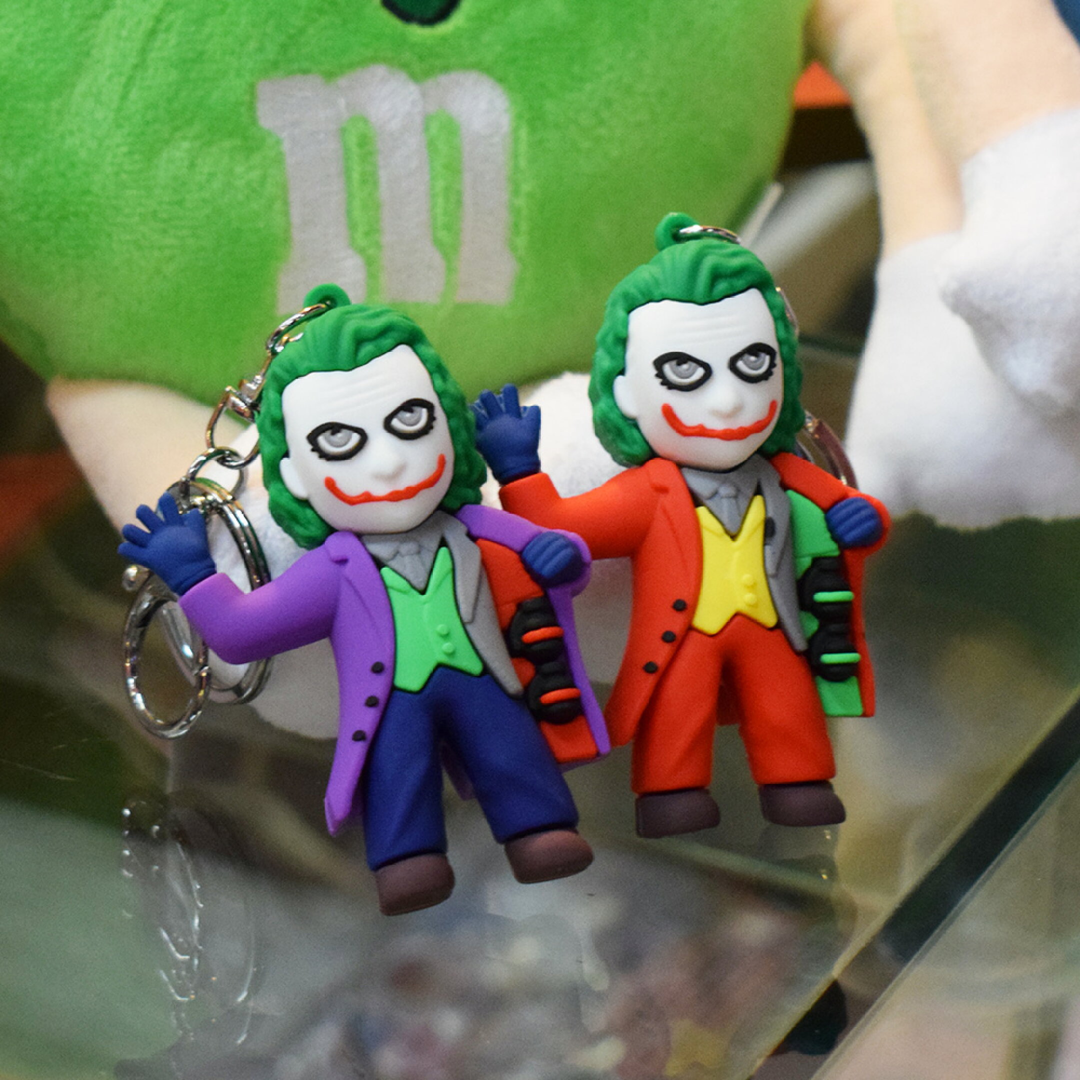 ３Dラバーキーホルダー 【JOKER】/ ジョーカー キーリング キーホルダー アメリカン雑貨
