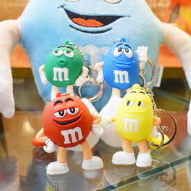 3Dラバーキーホルダー 【m&m's】/ エムアンドエムズ キーリング キーホルダー アメリカン雑貨