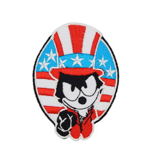 �y���[���։z���b�y�� FELIX USA (5.8×8cm) / �t�B���b�N�X ��| �p�b�` �J�X�^�� ���[�^�[ �� �o�C�N �A�����J���G��