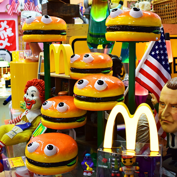 楽天市場】ハンバーガー パッチ スタチュー Hamburger Patch Statue 