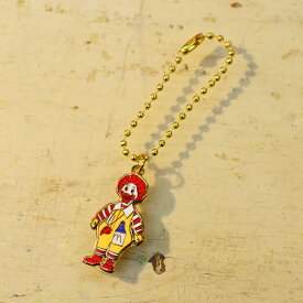 【メール便可】McDonald's ロナルド キーチェーン /アメリカン雑貨 マクドナルド ハンバーガー ドナルド ロナルド