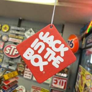 【メール便可】エアフレ Jack in the Box ジャックインザボックス (香り:NEW CAR) / 芳香剤 吊り下げ エアフレッシュナー Air Freshener カーフレッシュナー アクセサリー アメリカン雑貨