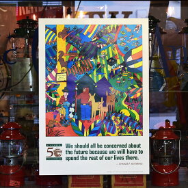 スモーキーベア ポスター / SMOKEY BEAR 50周年記念 啓発ポスター USフォレストサービス アメリカ森林局 アート アメリカン雑貨 インテリア雑貨 ガレージ