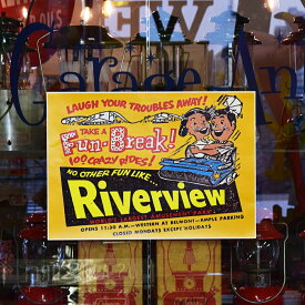 ポスター / [Riverview] リバービュー アメリカン雑貨 インテリア 装飾 アメ雑 ガレージ