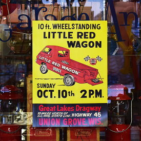 ポスター / [LITTLE RED WAGON] リトル レッド ワゴン アメリカン雑貨 インテリア 装飾 アメ雑 ガレージ