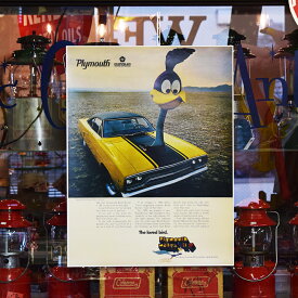 ポスター / Road Runner ロードランナー Plymouth アメリカン雑貨