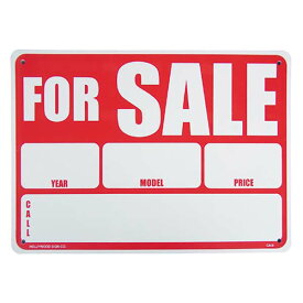 プラスチックサインボード [CA-09] FOR SALE 売ります 看板 アメリカン雑貨