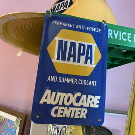 ミニエンボスメタルサイン [AUTO CARE] NAPA ナパ アメリカン雑貨 アメリカ雑貨 アメ雑 オートパーツ ガレージカスタム レーシング