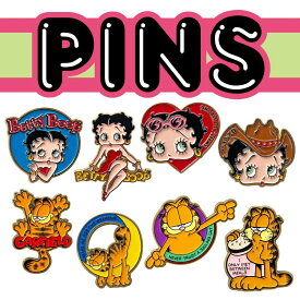 【USキャラクター ピンバッチ 】ピンズ ベティ ガーフィールド/ アメキャラ BETTY GARFIELD グッズ pins アメリカン雑貨
