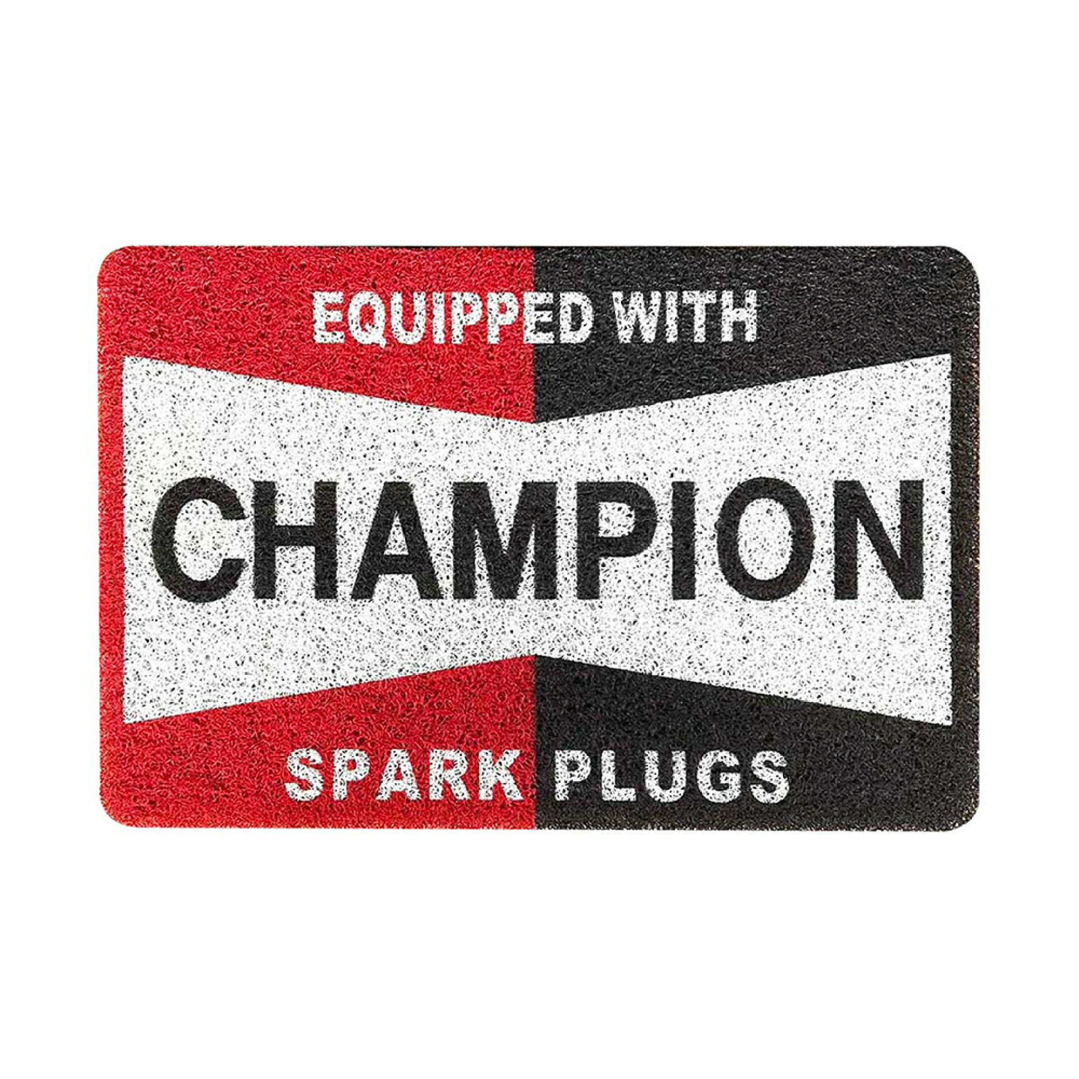 COIL MAT 【CHAMPION】コイルマット / チャンピオンプラグ US MOTOR アメリカン雑貨 インテリア ガレージ 車 バイク アメリカ雑貨 チョッパー カッコイイ アメ雑 アメ車 ドアマット