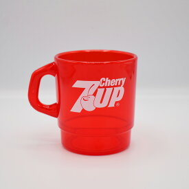 スタッキング マグカップ [7UP‐CLEAR RED] / コップ アウトドア プラスチック アメリカン雑貨 生活雑貨