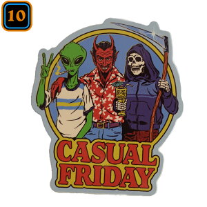 �y���[���։z�X�e�b�J�[ Steven Rhodes-10 [CASUAL FRIDAY] / �X�e�B�[�u�����[�Y 70's 80's �_�[�N�t�@���^�W�[ �u���b�N�W���[�N �A�����J���G��