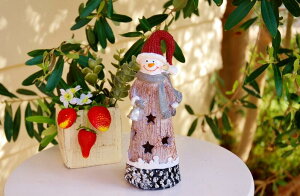 光る クリスマス雑貨 グレイン・LEDスノーマン 北欧クリスマス フレンチ カントリー雑貨 クリスマス置物 クリスマス飾り インテリア雑貨 冬飾り 可愛い かわいい コベントガーデン ガーデニ