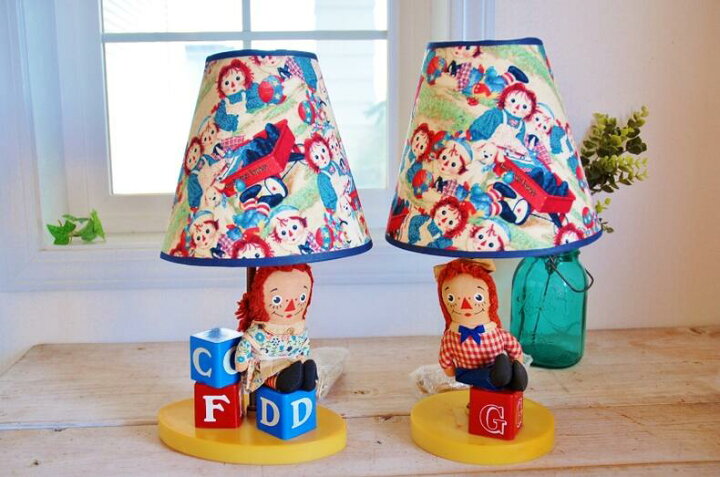 楽天市場】ラガディ 送料無料 アン＆アンディ Raggedy Ann & Andy 電気 
