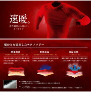 ゼロフィット_ZEROFIT_ヒートラブ_HEATRUB_ロングスリーブモックネック_防寒用インナー_断熱保温_摩擦発熱_男女兼用_イオンスポーツ
