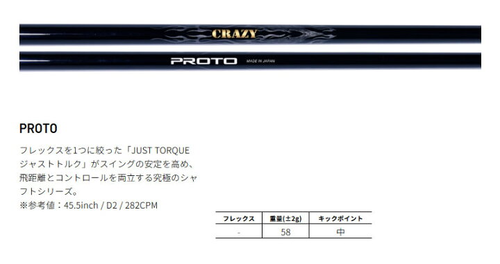 楽天市場】CRAZY クレイジー PROTO プロト キャロウェイ 用互換 