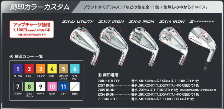特注 納期3-6週) ダンロップ スリクソン ZXi5アイアンセット(6本 #5-9 