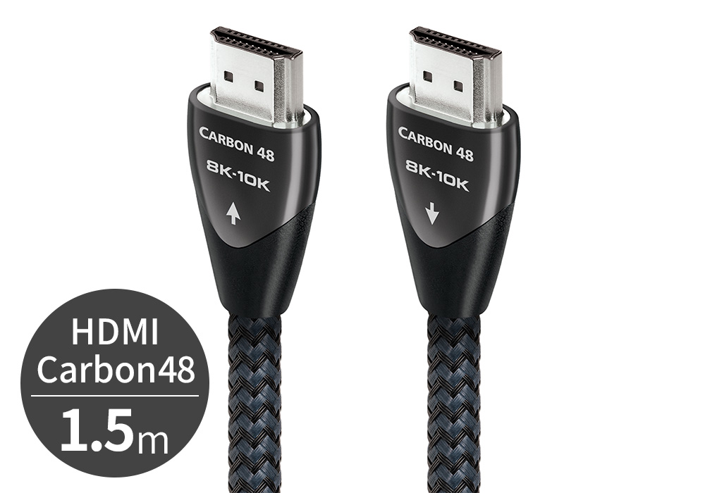 audioquest - HDMI Carbon48 1.5m 【SALE／56%OFF】 1.5M 48Gbps 8K対応 CAR48G HDMIケーブル 新入荷 流行