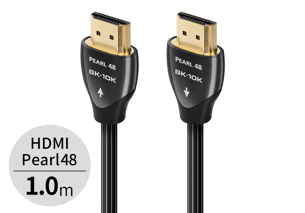 送料無料 audioquest 正規販売店 オーディオ逸品館 - HDMI Pearl48 PEA48G 1.0m セール商品 48Gbps 1M 新作送料無料 HDMIケーブル 在庫有り即納 8K対応
