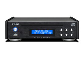 TEAC - PD-301-X/B/ブラック（ワイドFMチューナー搭載CDプレーヤー）【次回4月27日入荷予定・ご予約受付中】