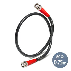 MUTEC - PC50BB-075（50Ω・0.75m・両端BNC端子・クロックケーブル）【在庫有り即納】