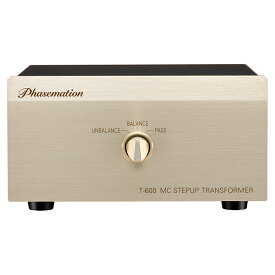 Phasemation - T-600（MC昇圧トランス・RCA/XLR入出力対応）【在庫有り即納】