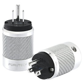 FURUTECH - FI-50M-NCF（R）（15A用3P電源プラグ・ロジウムメッキ）【在庫有り即納】