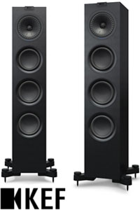 【送料無料】KEF Q750（ペア）Satin Black サテンブラックQシリーズトールボーイスピーカーQ750 Floorstanding Speaker
