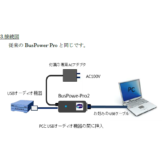 Aurorasound　BusPower-Pro2　USBバスパワーオーディオ機器専用クリーン電源アダプター　オーロラサウンド　 BUSPOWERPRO2 | オーディオ専門店スクェア
