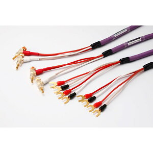 【シングルバイワイヤ】【SP側のみ:バイワイヤリング(Y端子)】ORB INNOVA TS7/BYB4(完成品・Y端子・バナナ端子付4.0mx2本) スピーカーケーブル オーブ