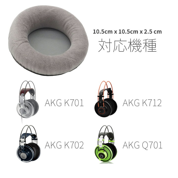 AKG K601 開放型ヘッドホン イヤーパッド交換済み （レビュー】AKG 