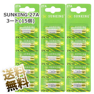 SUNKING �A���J���d�r 3�V�[�g (15��) 12V - 27A