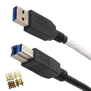 B^Cv USBP[u USB3.2 Gen1 5Gbps USB3.0 USB A^Cv USB B^Cv USB3.0 USB-A - USB-B ubN tFCgRAt 1.8m