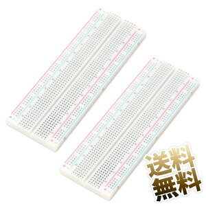 MB-102 ubh{[h ×2_Zbg 830 55mm × 165mm × 10mm ͂񂾃X BREADBOARD