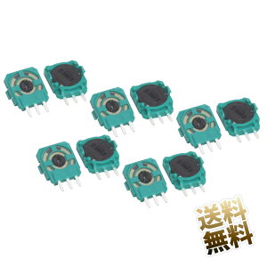 �|�e���V�����[�^ ALPS-10K 10�_�Z�b�g �A�i���O�X�e�B�b�N�C���p 14×10×4mm PS3 PS4 SwtchPro XboxOne