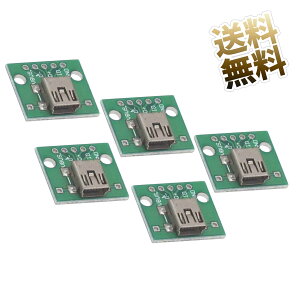 USB2.0 Mini-B ���X�\�P�b�g 5P�A�_�v�^ 5�_�Z�b�g �v�����g��t�� ����