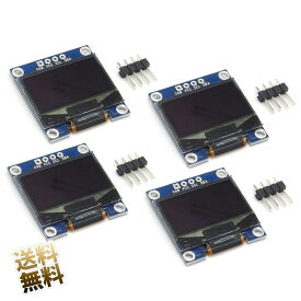 4枚セット OLEDモジュール 0.96インチ 128*64 LCD 液晶 IIC SSD1306 Arduino Raspberry Pi