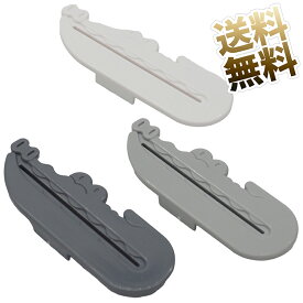 チューブしぼり ×3個入り ワニ チューブ絞り 歯磨き 洗面フォーム 調味料 など KM1189 製品サイズ83mm×29mm