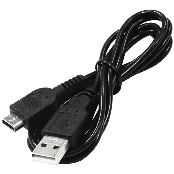 GBM(ゲームボーイミクロ) 互換品 USB充電ケーブル 約121.5cm 黒