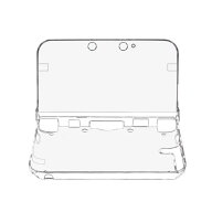 For 3DS XL/LLケース For 3DSLL用 カバー クリア 保護シェル ハード保護カバー 衝撃吸収 着脱簡単 ケース…